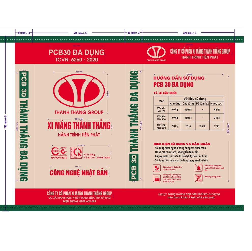 XM bao PCB30 đa dụng Thành Thắng