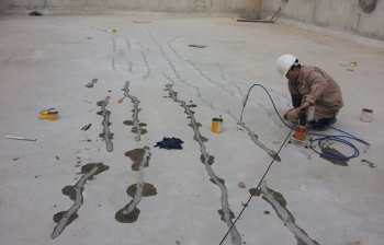Cách khắc phục nứt sàn bê tông