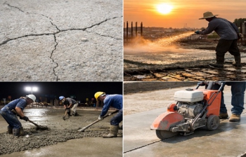Giải pháp hạn chế nứt sàn bê tông trong điều kiện nắng nóng và tiến độ gấp