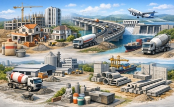 Tỷ trọng sử dụng xi măng trong các lĩnh vực kinh tế ở Việt Nam như thế nào?