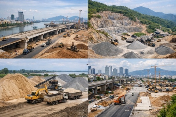 Đà Nẵng thiếu vật liệu khi đầu tư công tăng tốc, nguy cơ đội chi phí