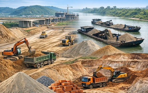 Nguồn vật liệu xây dựng tại Thanh Hóa căng thẳng trước làn sóng đầu tư hạ tầng