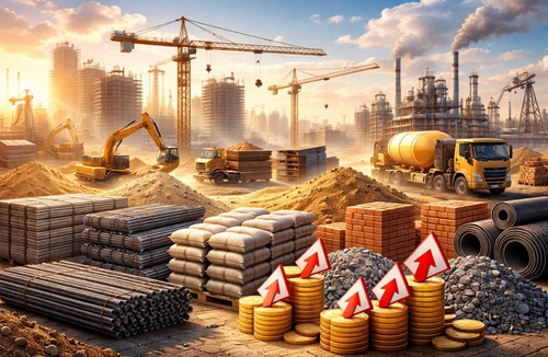 Giá vật liệu xây dựng chịu áp lực tăng theo biến động nhiên liệu