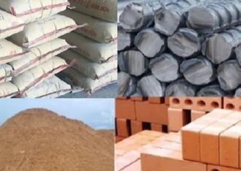 Nhiều loại vật liệu xây dựng cũng ghi nhận biến động tăng đáng kể