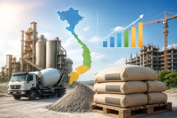 Giá xi măng bình quân các thương hiệu tháng 06/2026