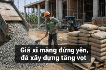 Giá xi măng An Giang tháng 8 giữ ổn định, nhưng chi phí công trình chưa hạ