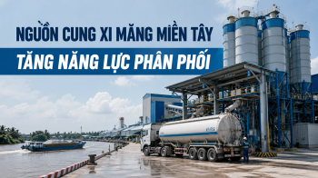 Nguồn cung xi măng miền Tây được tăng thêm năng lực phân phối