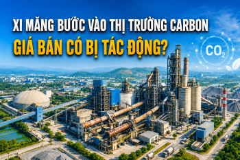 Ngành xi măng 2026 bước vào giao dịch carbon: giá bán có bị tác động?
