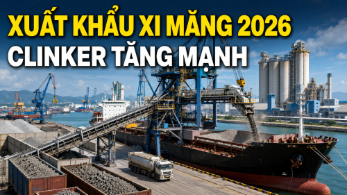 Xuất khẩu xi măng tăng nhưng clinker vẫn là lực kéo chính