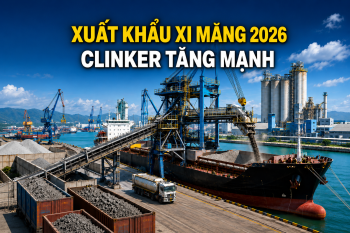 Xuất khẩu xi măng tăng nhưng clinker vẫn là lực kéo chính